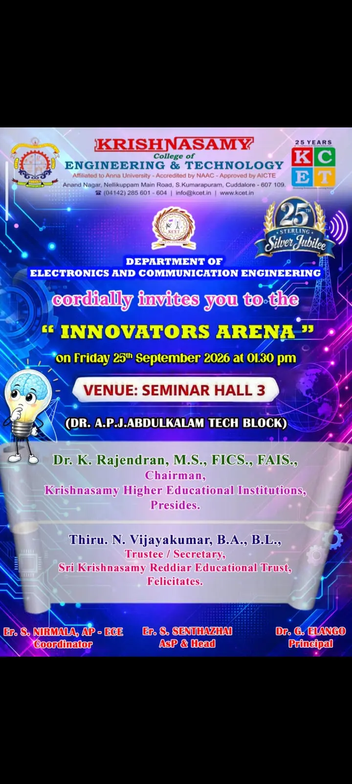 Anti Ragging Committee Numbers Krishnasamy College of Engineering & Technology | Best Engineering ...