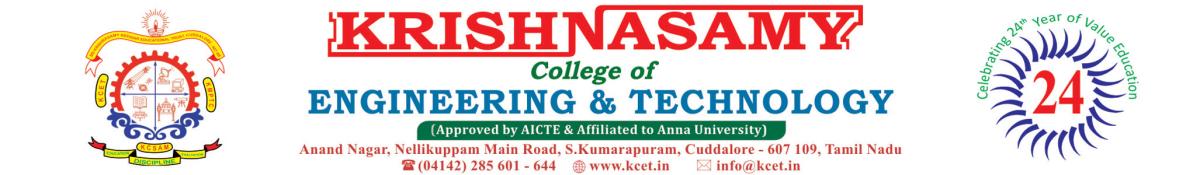 Best Engineering College in Tamilnadu -KCET