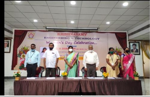 Dignitaries on the dias with our Chief Guest Prof. Dr. M.Shivasakthi 