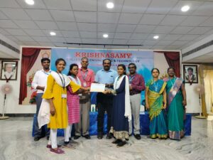 Prize Distribution for 100% attendance